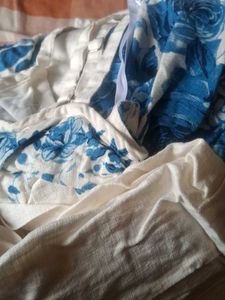 LOV London Blue Floral Midi Dress