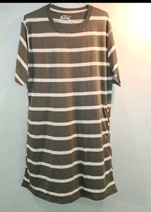 Striped Longline T-Shirt