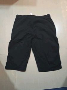 Black Graphic Print Shorts
