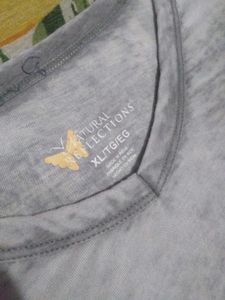 Grey V-Neck Tee - Casual Comfort