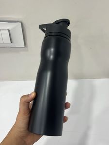 Sleek Black Water Bottle