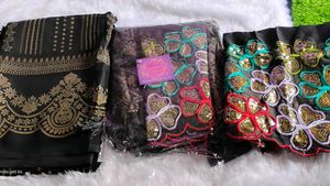 Coins 2950❌1800✅ Completely New Geogette Saree
