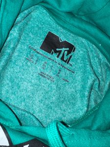 MTV Music Television Green Hoodie