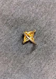 Elegant Gold-Tone Cocktail Ring