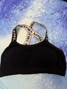 Urbanic Padded Sports Bra Cut Cross Back