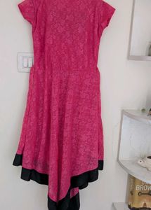 Pink Asymmetrical Dress