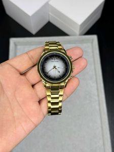 Armani Exchange Gold Watch