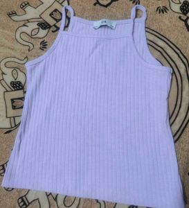 Lavender Ribbed Tank Top