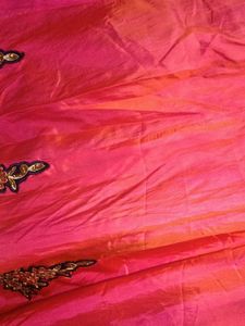 🌟 Royal Blue &amp; Pink Embroidered Anarkali Gown 🌟