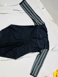Stylish Black One-Piece top