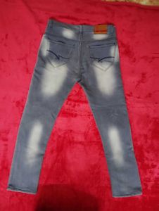 Men's Light Wash Slim Fit Jeans