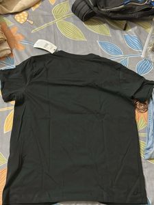 Black Peace Sign Floral Graphic Tee