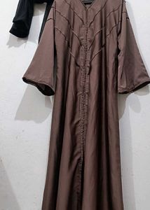 Brown Abaya-Style Gown
