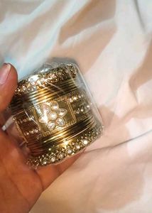 🪷Festival Gold Tone Bangles Set✨