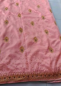 Lehnga Style Saree With Stitched Blouse