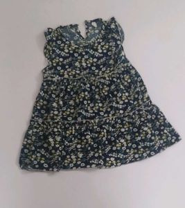Floral Print Tiered Mini Dress