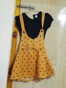 Cute Polka Dot Jumper Dress