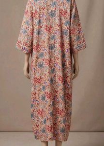 Floral Print Robe