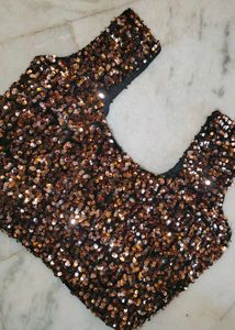 Sparrkling readymade pleated saree