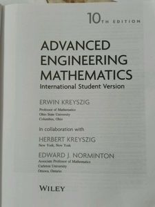Advanced Engineering Mathematics - 10th Edition