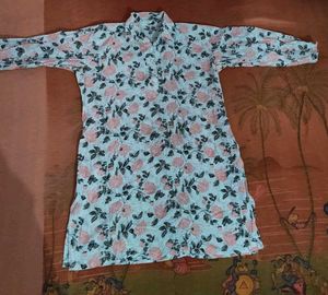 Pretty Floral Print Kurta