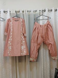 Peach farshi set
