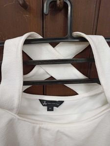 White Off-Shoulder Ruffle Crop Top
