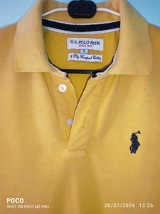 Men's Yellow Polo T-Shirt