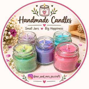 Handmade Scented Candles - Set of 5