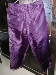 Elegant Purple Embroidered Kurta Set with Dupatta