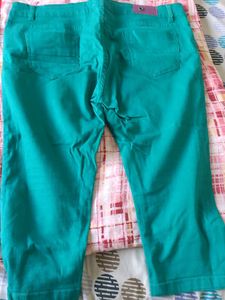 Teal Colored Jeans
