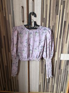 Floral Print Crop Top