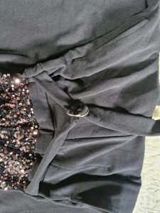 Sparkling Sequin Bodice Jumpsuit