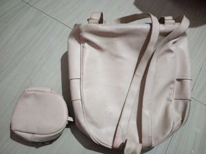 Studded Backpack with Pouch