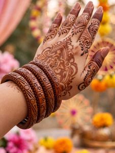 Set of 4  different  mitti ki Bangles