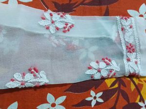 Elegant White chikankari kurti