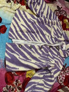 💜Funky Zebra Print Jacket💜