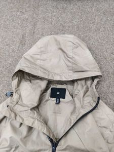 Beige Lightweight Hooded Jacket