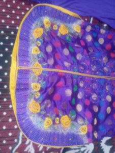 Elegant Purple Embroidered Kurta Set
