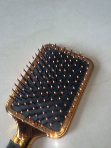 Luxury Copper Gold &amp; Black Paddle Hair Brush