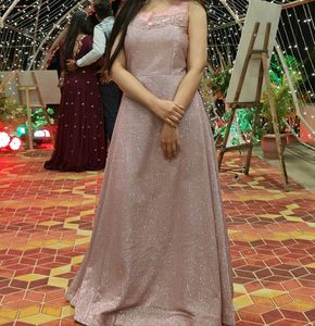 Sparkly Pink Maxi Dress
