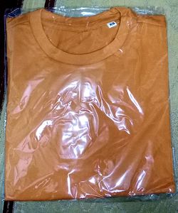 💥New Men's Premium Solid Cotton Orange T-shirt