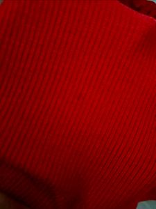 Red Ruched Drawstring T-Shirt
