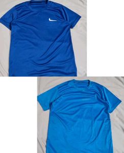 Combo of 2 Blue Active Unisex T-Shirts