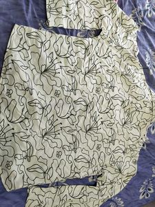 White floral mens shirt