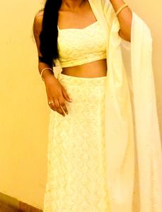 Lehenga Choli White