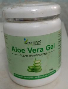 Clear Transparent Aloe Vera Gel For Skin