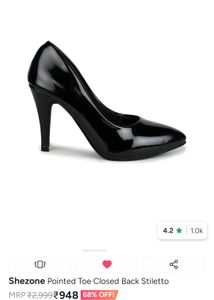 Classic Black pointed toe stilettos