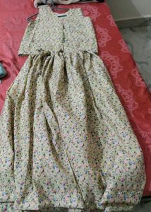 Floral Print Maxi Dress Set