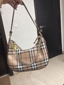 Classic Plaid Shoulder Bag